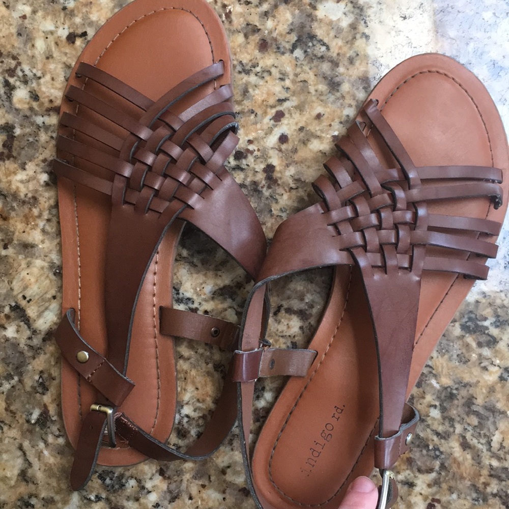 Brown sandles